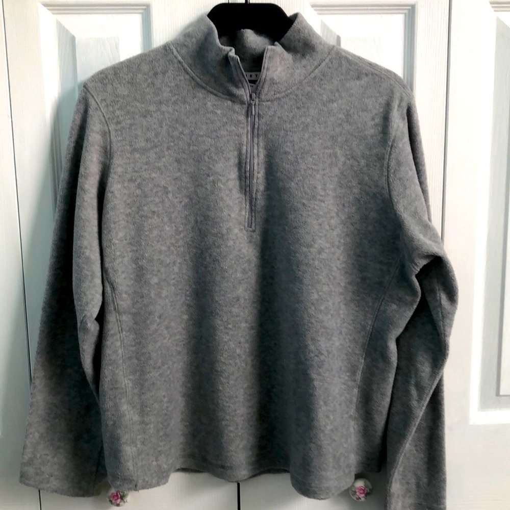 GAP Long Sleeve Quarter Zip Fleece Pull Over Sweatshirt Unisex Boys Size XL